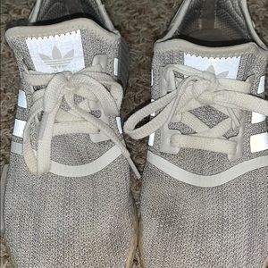 Adidas NMD Sneaker White and Grey Heathered